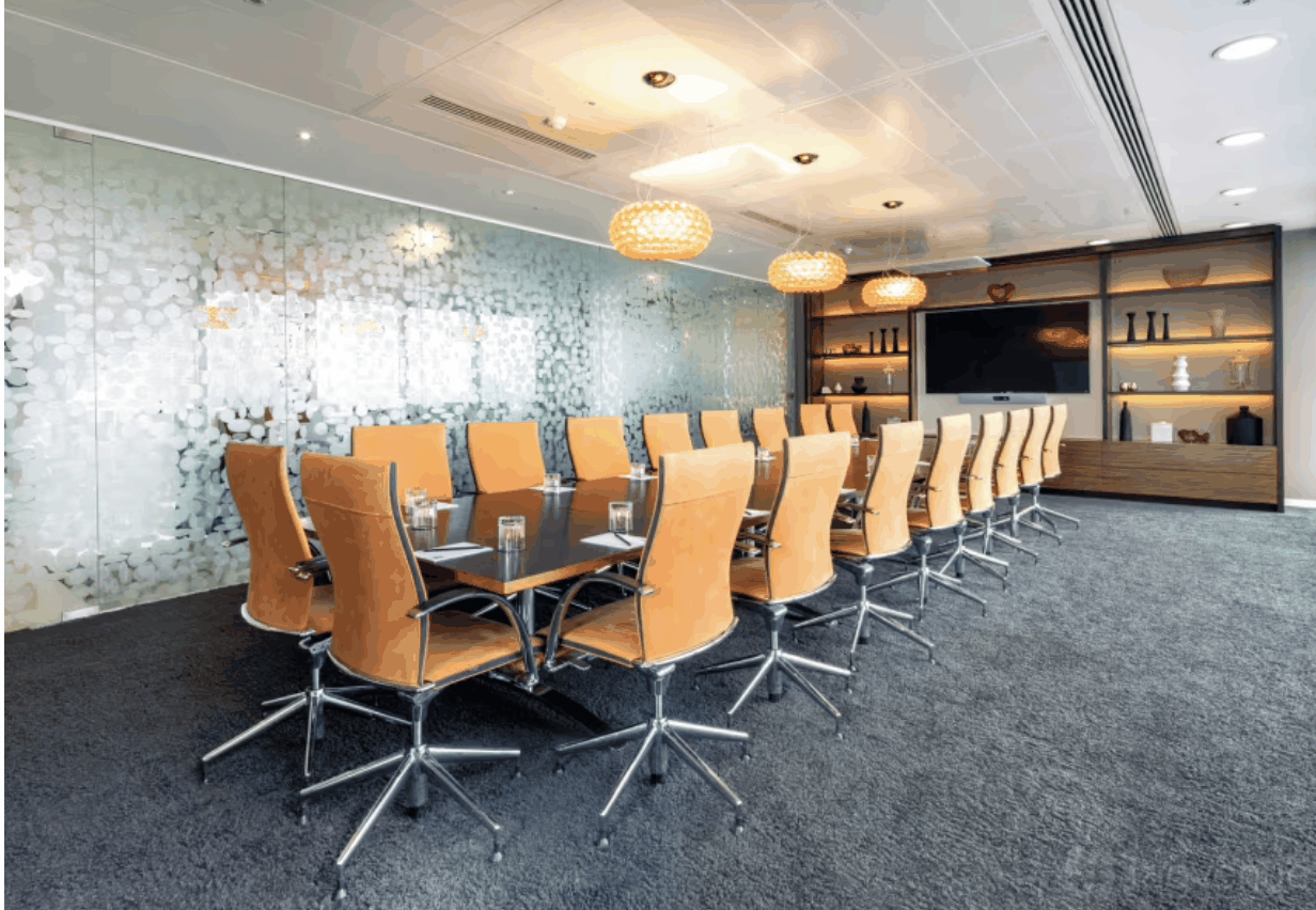 Private boardroom set for the two-hour workshop